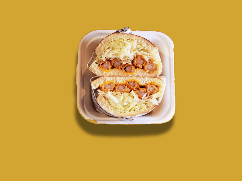 Hot Torpedo Shrimp Sando