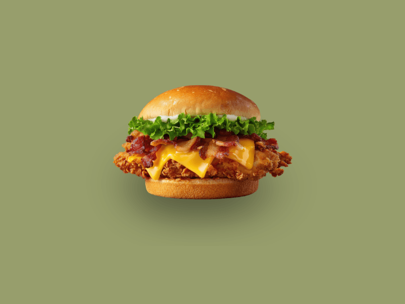 Spicy Bacon & Chicken Bun
