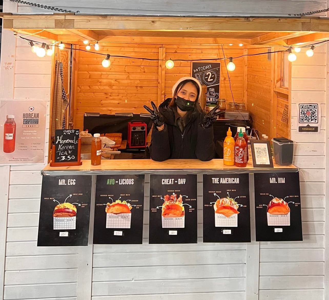 The K-STREET pop-up stall in its early market days
